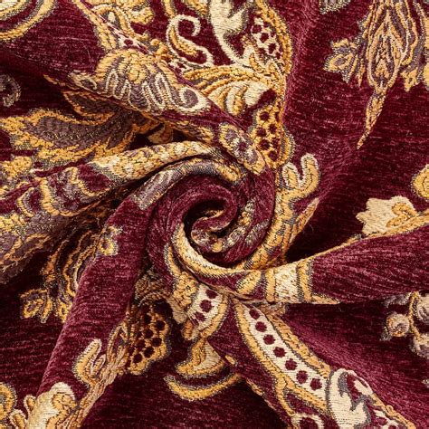 Victorian Damask Chenille Jacquard 